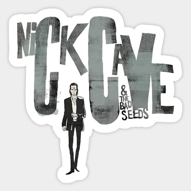 Nick Cave Sticker by arivasrobbins